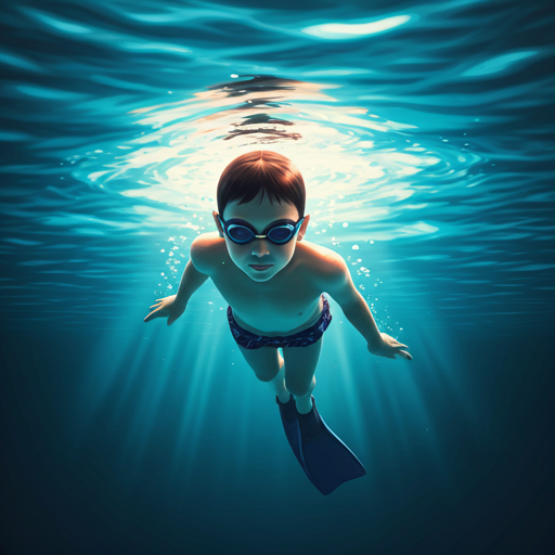 Child Swimming